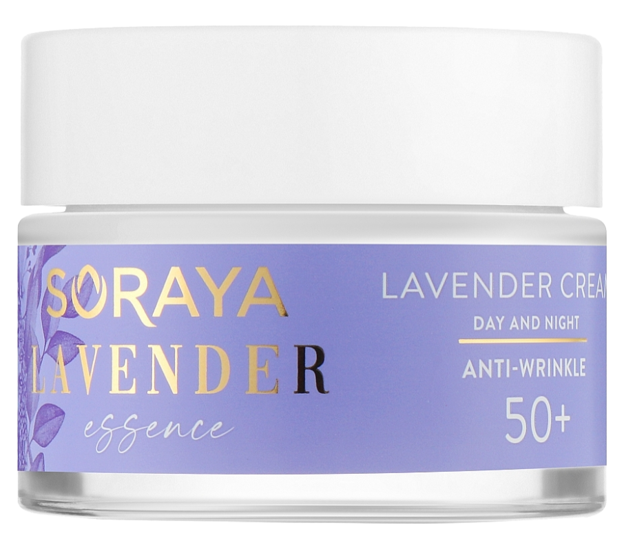 Soraya Lavender Essence Anti-Wrinkle Cream 50+ Day and Night Jar