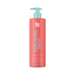 Coral bottle of AA Yoummy Skin Peach Firm Moisturising & Firming Body Balm with blue pump
