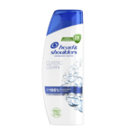 Bottle of Head & Shoulders Classic Clean Anti-Dandruff Shampoo with blue cap and water bubble design