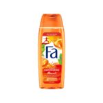 Fa Empowering Moments Shower Gel in orange bottle with orange peel and basil design.