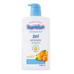 Bottle of Bambino Rodzina hyperdelicate shower gel with Mirabelle scent, 1L