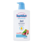 Bambino Rodzina Shower Gel bottle with Rhubarb scent,1L, gentle formula for sensitive skin and family use