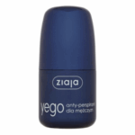 Ziaja Yego men's antiperspirant roll-on in a dark blue bottle with white text.