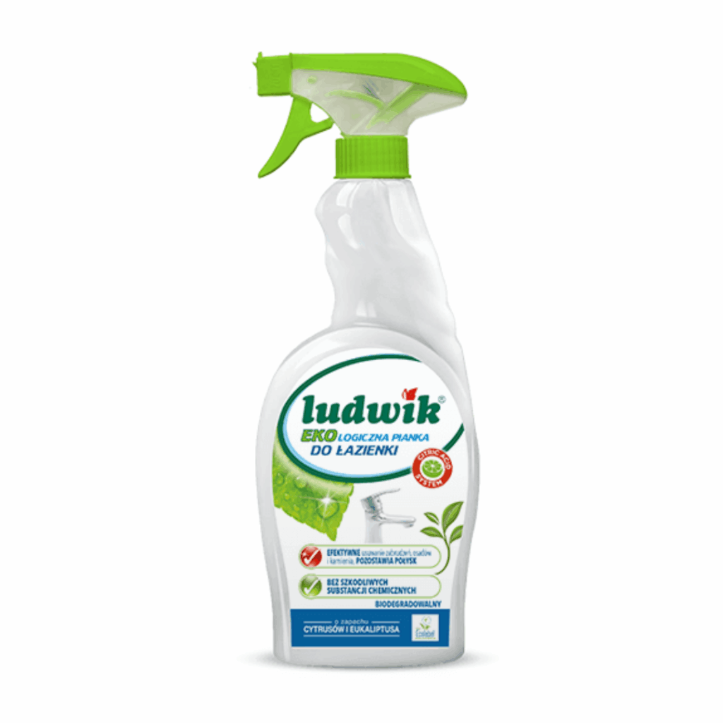 Ludwik Eco Bathroom Foam Cleaner Citrus Eucalyptus – 500ml natural cleaning spray