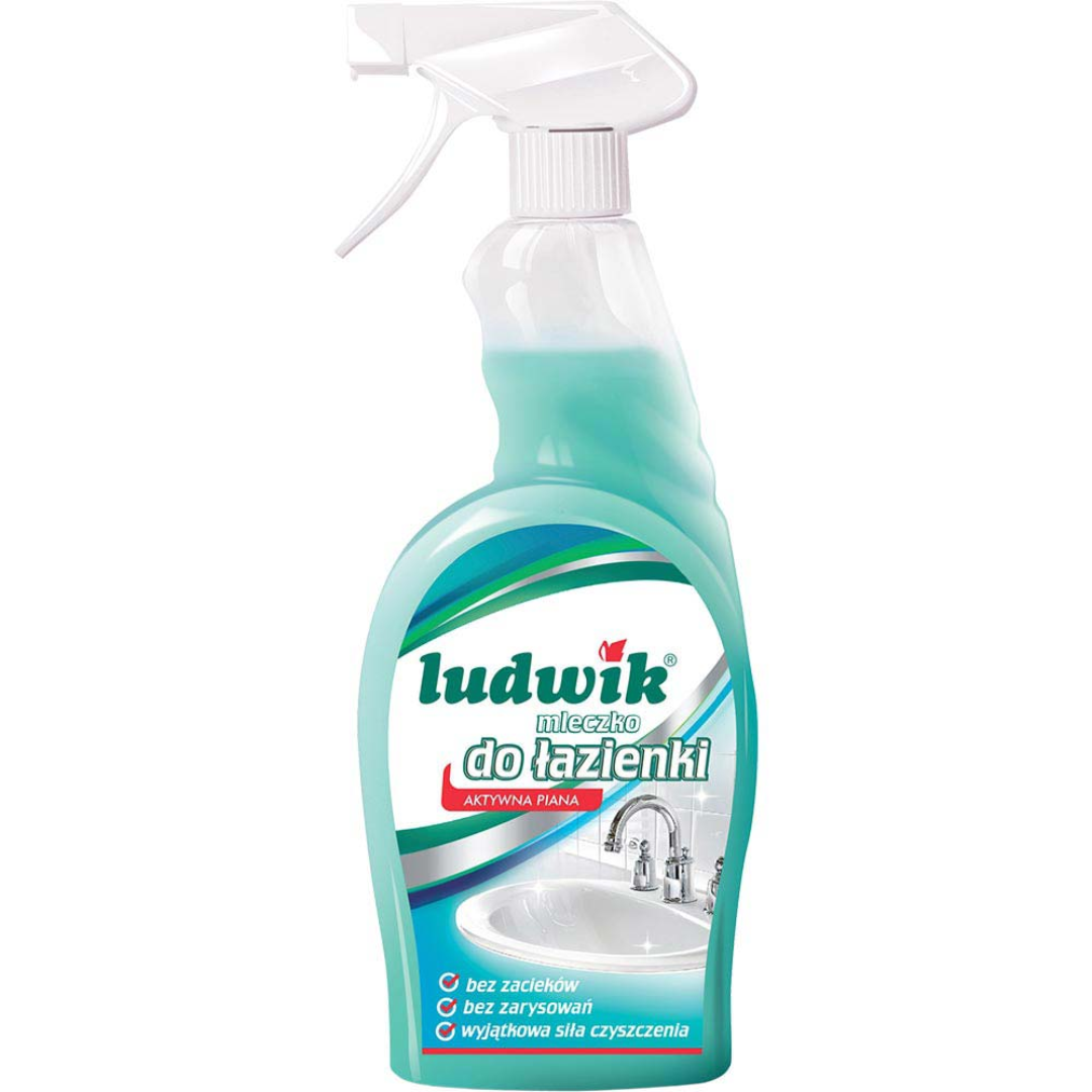 Ludwik Bathroom Cleaning Milk Spray – Active Foam – 500ml