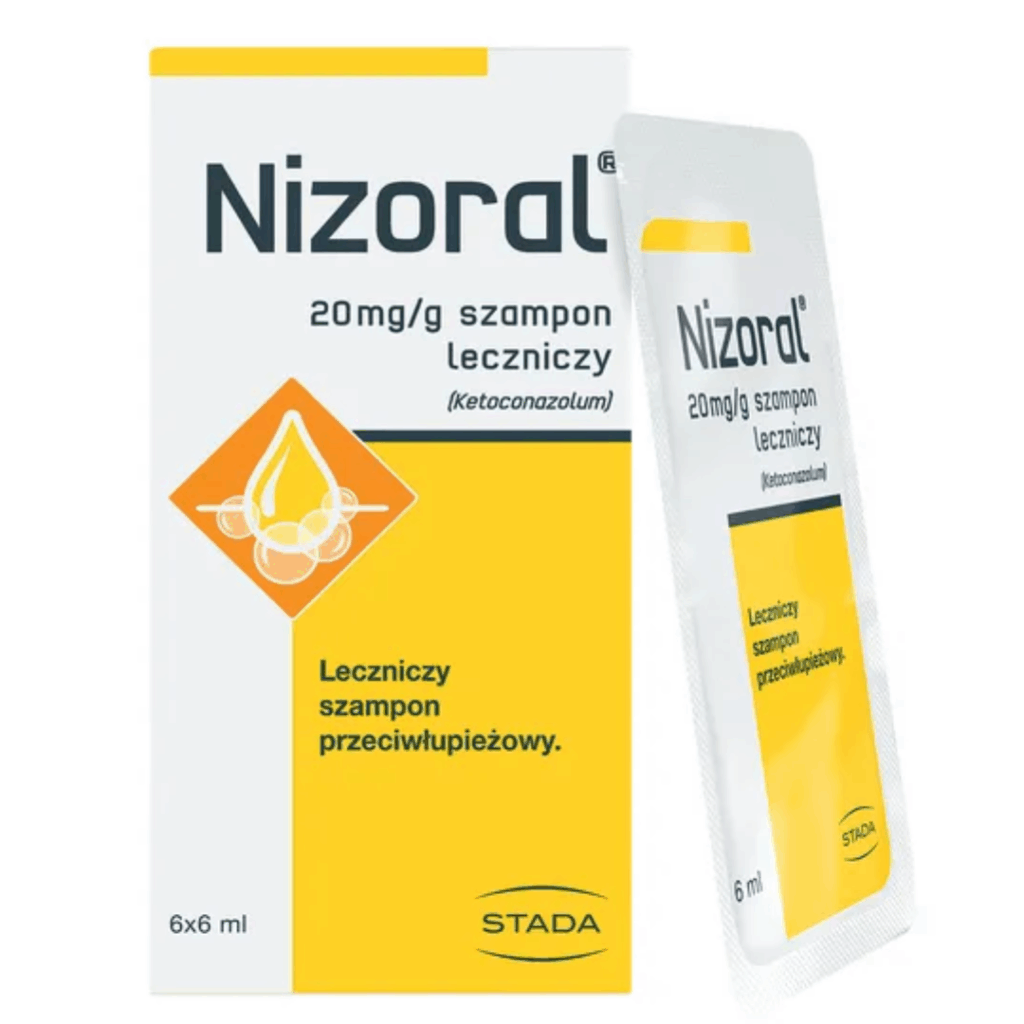 Nizoral Medicinal Anti-Dandruff Shampoo Sachets 6x6ml with Ketoconazole