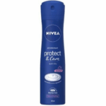 NIVEA Protect & Care Anti-Perspirant Spray 150ml – 48h protection and gentle skincare with NIVEA Crème essence.