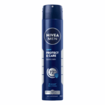 NIVEA MEN Protect & Care Anti-Perspirant Spray 200ml – 72h protection, alcohol-free, quick-dry formula for men.