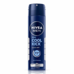 NIVEA MEN Cool Kick Deodorant Spray 200ml – 72h freshness, quick-dry, cooling formula for men.