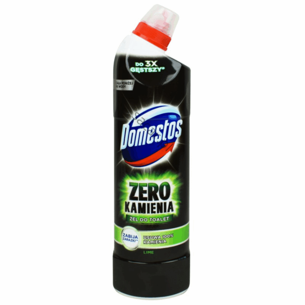 Domestos Zero Limescale lime toilet cleaning gel 750 ml with thick formula for limescale removal