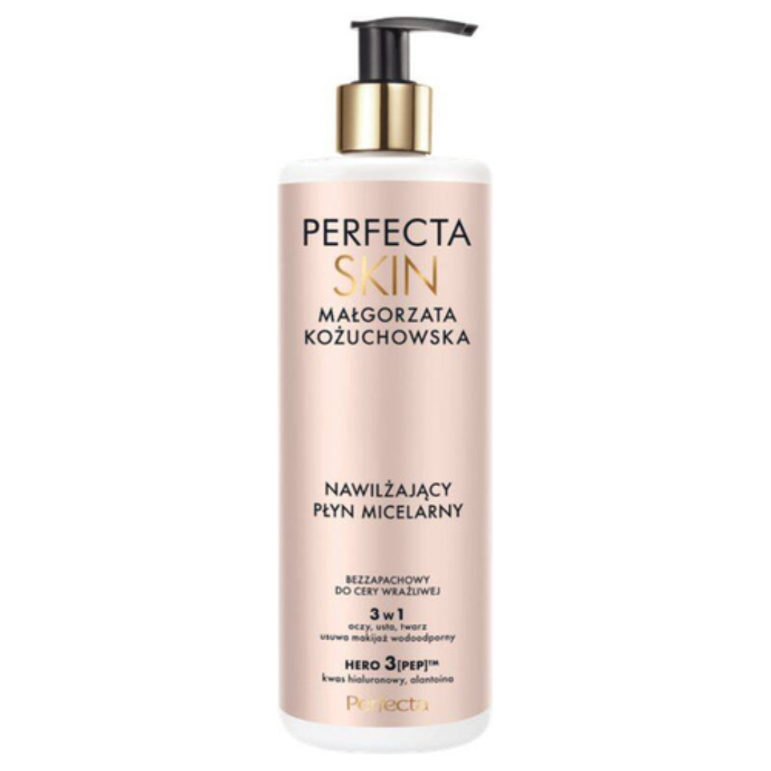 Perfecta Skin Małgorzata Kożuchowska hydrating micellar cleansing water 400ml bottle