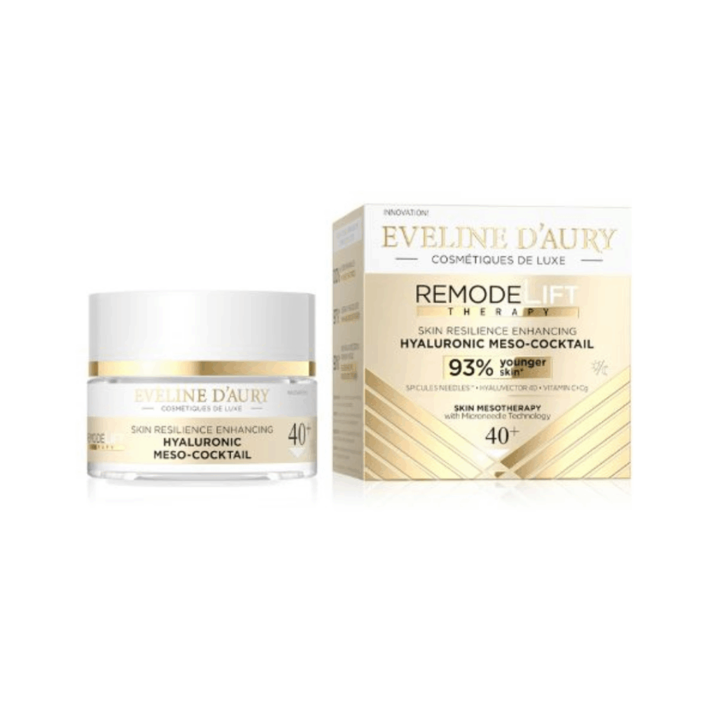 Eveline D’Aury Remodel Lift Therapy hyaluronic meso cocktail face cream 50ml packaging