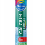Plusssz Calcium Complex effervescent tablets tube sugar free with fruit flavor supplement