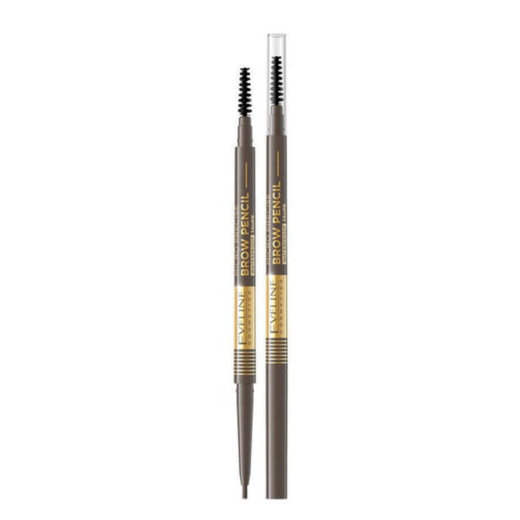 Eveline Cosmetics Brow Pencil Waterproof Eyebrow Pencil shade 03 with retractable tip and spoolie brush