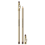 Eveline Cosmetics brown eyeliner pencil with built-in sharpener and protective cap