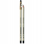 Eveline Cosmetics black eyeliner pencil with built-in sharpener and protective cap