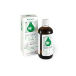 Béres Drops Plus dietary supplement in a 100 ml amber glass bottle with white and green packaging containing trace elements and minerals.
